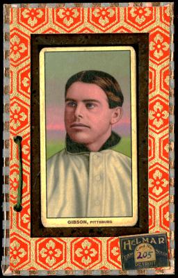 Picture, Helmar Brewing, T206-Helmar Card # 205, George Gibson, Portrait looking left, Pittsburgh Pirates